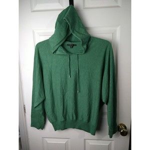 Cyrus Long Sleeve Green Hooded Pullover Sweater Size XL